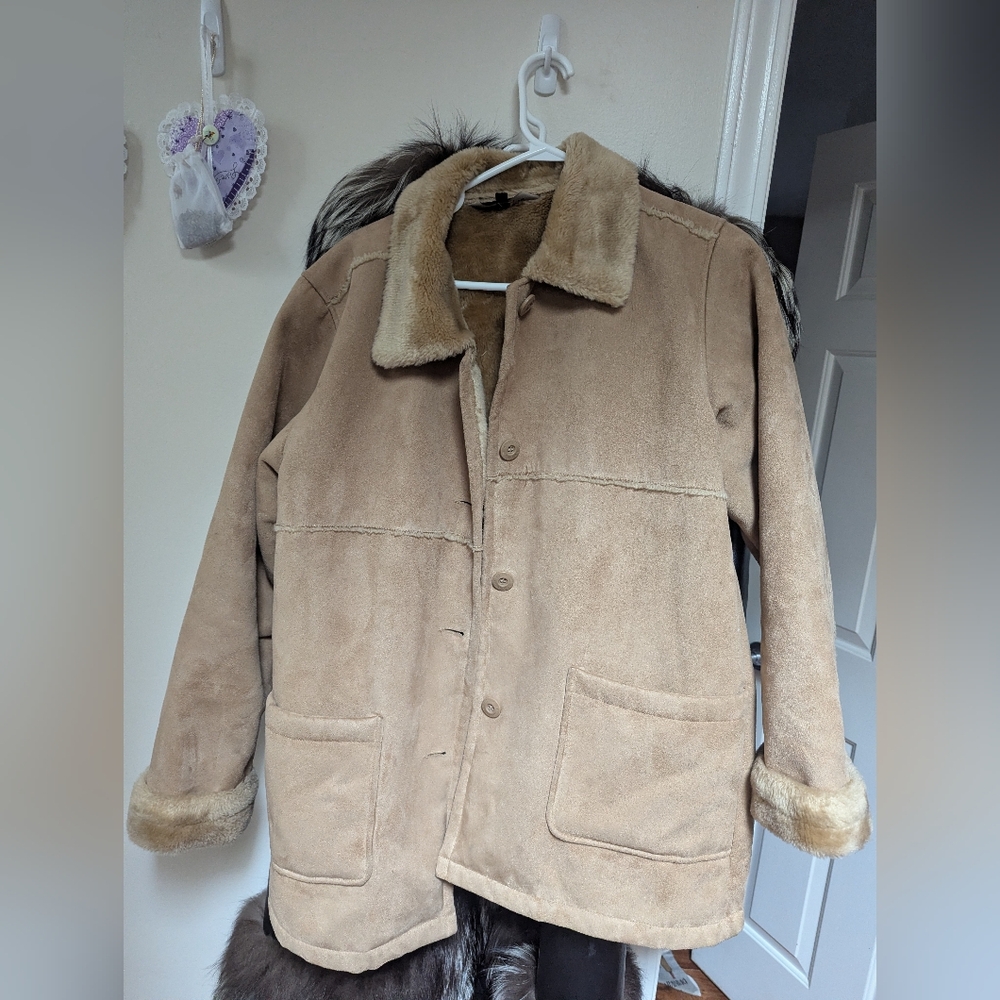 Vintage Faux Suede Penny Lane Coat